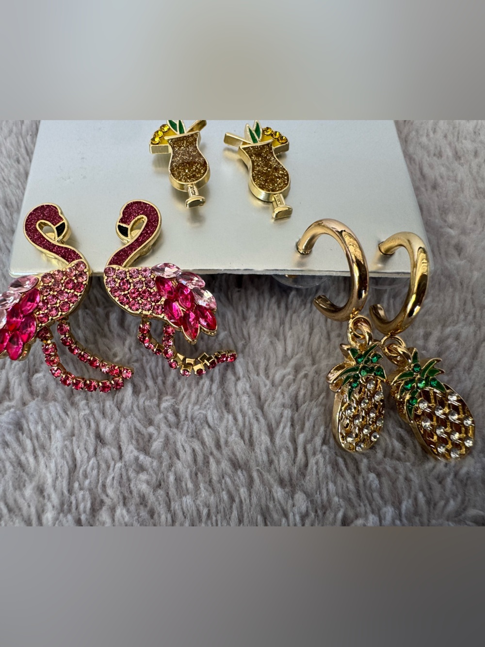 Sugarfix by Baublebear Paradise Getaway Beach Themed Earring Trio - Picture 3 of 6